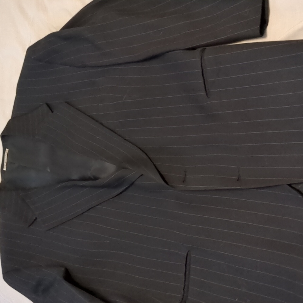 Pinstripe suit 1996 worn one time to get married in